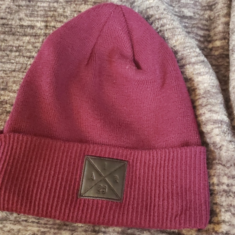Maroon air jordan hat